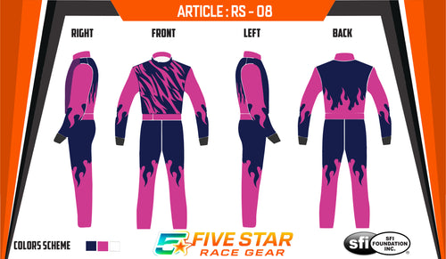 Custom Race Suit | SFI 3.2A/5 Fireproof Racing Suit.