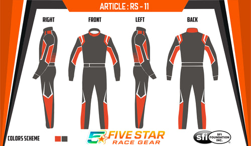 Custom Race Suit | SFI 3.2A/5 Fireproof Racing Suit.